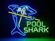 17x14 Billiards Pool Shark Neon Sign Lamp Light Visual Bar Club Pub Garage Mm