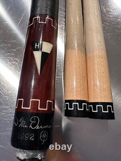 1992 McDermott hand signed! Custom pool cue withmasterpiece joint and 2 shafts