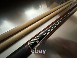 1992 McDermott hand signed! Custom pool cue withmasterpiece joint and 2 shafts