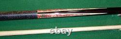 2 PC Pool Cue high quality inlaid Titanium, billiards custom, graphite/maple