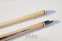 2 pc Frank Paradise Pool Cue HOF vintage series Adam/Helmstetter/ Bushka Custom