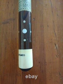 20 oz Franco Romeo Custom Adam Pool Cue With Case Vintage Inlay RARE STUNNING