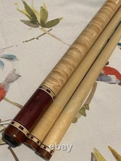 2005 Sugartree Custom Pool Cue by Eric Crisp 2 Shafts Great Playing And Looking