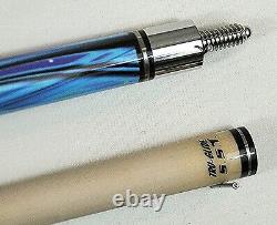 2pc Cuetec Gentec Pool Cue Billiards Custom new Cuestick 13-715 BLUE STARS