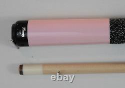 2pc Viking pool Cue Billiards Custom PINK FINISH maple Linen vintage withwarranty