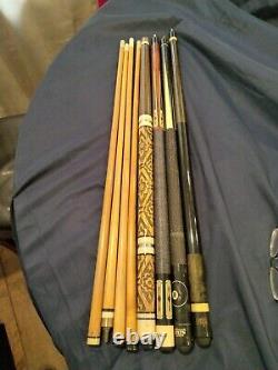 4 Lot Pool Sticks/Cue. Brands Players, Fats, Fair and One Customized No Nam