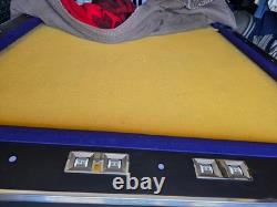 9' Custom Professional Pool Table Laker Colors $3,000 OBO For al