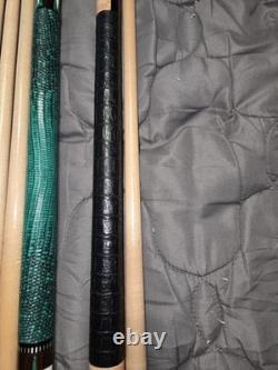 A Very Rare Custom MIKE Sigel Pool Cue Valued At $4000 Or Better. Today $1800