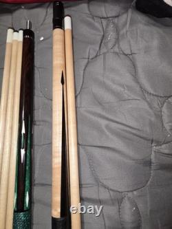 A Very Rare Custom MIKE Sigel Pool Cue Valued At $4000 Or Better. Today $1800