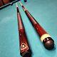 Adam Custom Billiard Play & Break 2 Cues Set Withscase Pool Sticks Made Japan Mint