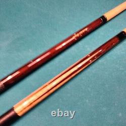 ADAM Custom Billiard Play & Break 2 cues Set withSCase Pool Sticks Made Japan Mint