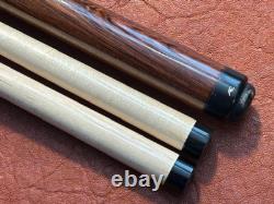 AE Custom 6 Point Pool Cue With 2 Maple Shafts. Wrap-less cue
