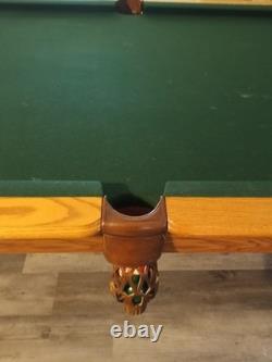 AMF Play Master Custom Slate Regulation Pool Table. MSRP $20k. All Accessories