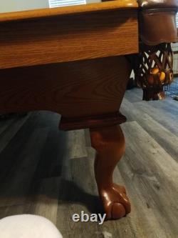 AMF Play Master Custom Slate Regulation Pool Table. MSRP $20k. All Accessories