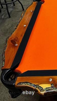 Absolutely Gorgeous Custom Made Texas Mesquite And Turquoise Pool Table Pkg Absolutely Gorgeous Custom Made Texas Mesquite And Turquoise Pool Table Pkg