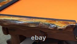 Absolutely Gorgeous Custom Made Texas Mesquite And Turquoise Pool Table Pkg Absolutely Gorgeous Custom Made Texas Mesquite And Turquoise Pool Table Pkg