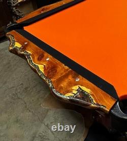 Absolutely Gorgeous Custom Made Texas Mesquite And Turquoise Pool Table Pkg Absolutely Gorgeous Custom Made Texas Mesquite And Turquoise Pool Table Pkg