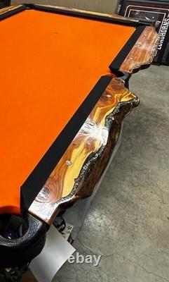 Absolutely Gorgeous Custom Made Texas Mesquite And Turquoise Pool Table Pkg Absolutely Gorgeous Custom Made Texas Mesquite And Turquoise Pool Table Pkg