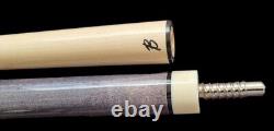 Benny's Pool Cue Billiard Philippines 5 Points Ebony Brown Leather Wrap