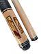 Benny's Pool Cue Billiard Philippines 6 Points Spalted Tamarin Wood Leather Wrap