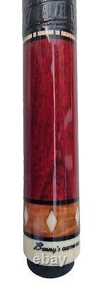 Benny's Pool Cue Billiard Philippines 8 Star Points Curly Maple Leather Wrap