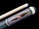 Benny's Pool Cue Billiard Philippines Grey Stained Black Leather Wrap