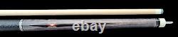 Benny's Pool Cue Billiard Philippines Grey stained Black Leather Wrap