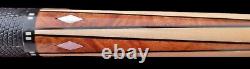 Benny's Pool Cue Billiard Philippines Monkeypod Burl Abalone Leather Wrap