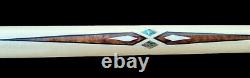 Benny's Pool Cue Billiard Philippines Monkeypod Burl Floating Point Leather Wrap