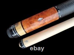 Benny's Pool Cue Billiard Philippines Monkeypod Burl Purpleheart Leather Wrap