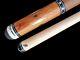 Benny's Pool Cue Billiard Philippines Rosewood Abalone Brown Leather Wrap