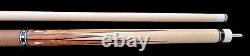 Benny's Pool Cue Billiard Philippines Rosewood Abalone Brown Leather Wrap