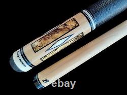 Benny's Pool Cue Billiard Philippines Spalted Tamarind 4 Points Leather Wrap