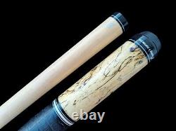 Benny's Pool Cue Billiard Philippines Spalted Tamarind 6 Points Leather Wrap