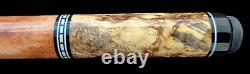 Benny's Pool Cue Billiard Philippines Spalted Tamarind 8 HI Lo Points Wrapless