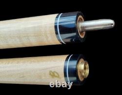 Benny's Pool Cue Billiard Philippines Spalted Tamarind 8 HI Lo Points Wrapless