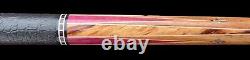 Benny's Pool Cue Billiard Philippines Spalted Tamarind 8 Points Leather Wrap