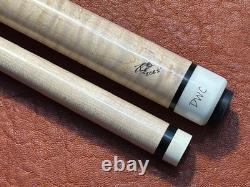Bernell Dartez Custom Fancy Sneaky Pete Pool Cue with Maple Shaft. 60 Inch Cue