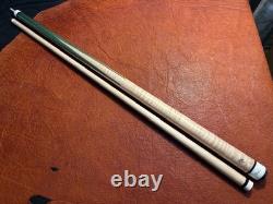 Bernell Dartez Custom Fancy Sneaky Pete Pool Cue with Maple Shaft. 60 Inch Cue