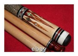 Billiards Inlaid Pool Custom pin Cue Stick Majestic inlaid 36BX 2shaft Free Ship