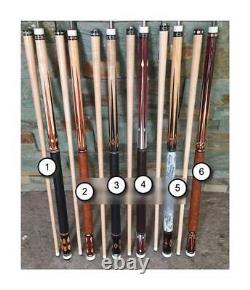 Billiards Inlaid Pool Custom pin Cue Stick Majestic inlaid E34N 2shaft Free Ship