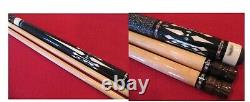 Billiards Inlaid Pool Custom pin Cue Stick Majestic inlaid E57N 2shaft Free Ship