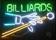 Billiards Rack Pool 20x16 Neon Sign Lamp Gift Party Club With Dimmer