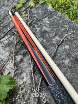 Brand New 5 Point pool stick By Giuli Custom Pool Cues, Red Stained Maple & Mop