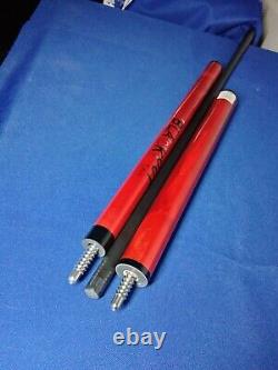 Brand New Custom Jacoby Red Blackout Jump Break Pool Cue 19.20oz MSRP $695