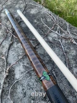 Brand New Giuli Custom Pool Cue With Leather Wrap. 3/8 X 10 Pin. 1 Shaft