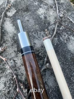 Brand New Giuli Custom Pool Cue With Leather Wrap. 3/8 X 10 Pin. 1 Shaft