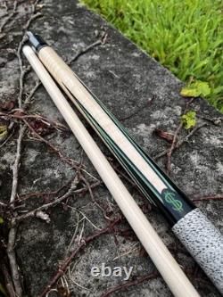Brand New Giuli Custom pool Cue, 4 Points With Veneers, Dollar Sign Inlays