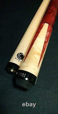 Brand New Lucasi Custom LUX47 Pool Cue Birdseye maple Red Jasper 19oz 12.75mm