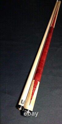 Brand New Lucasi Custom LUX47 Pool Cue Birdseye maple Red Jasper 19oz 12.75mm